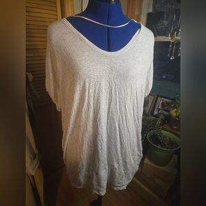 FP Movement by Free People Light Gray Short Sleeve Tee